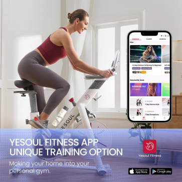 Велотренажер Yesoul S3 PRO WHITE - 6
